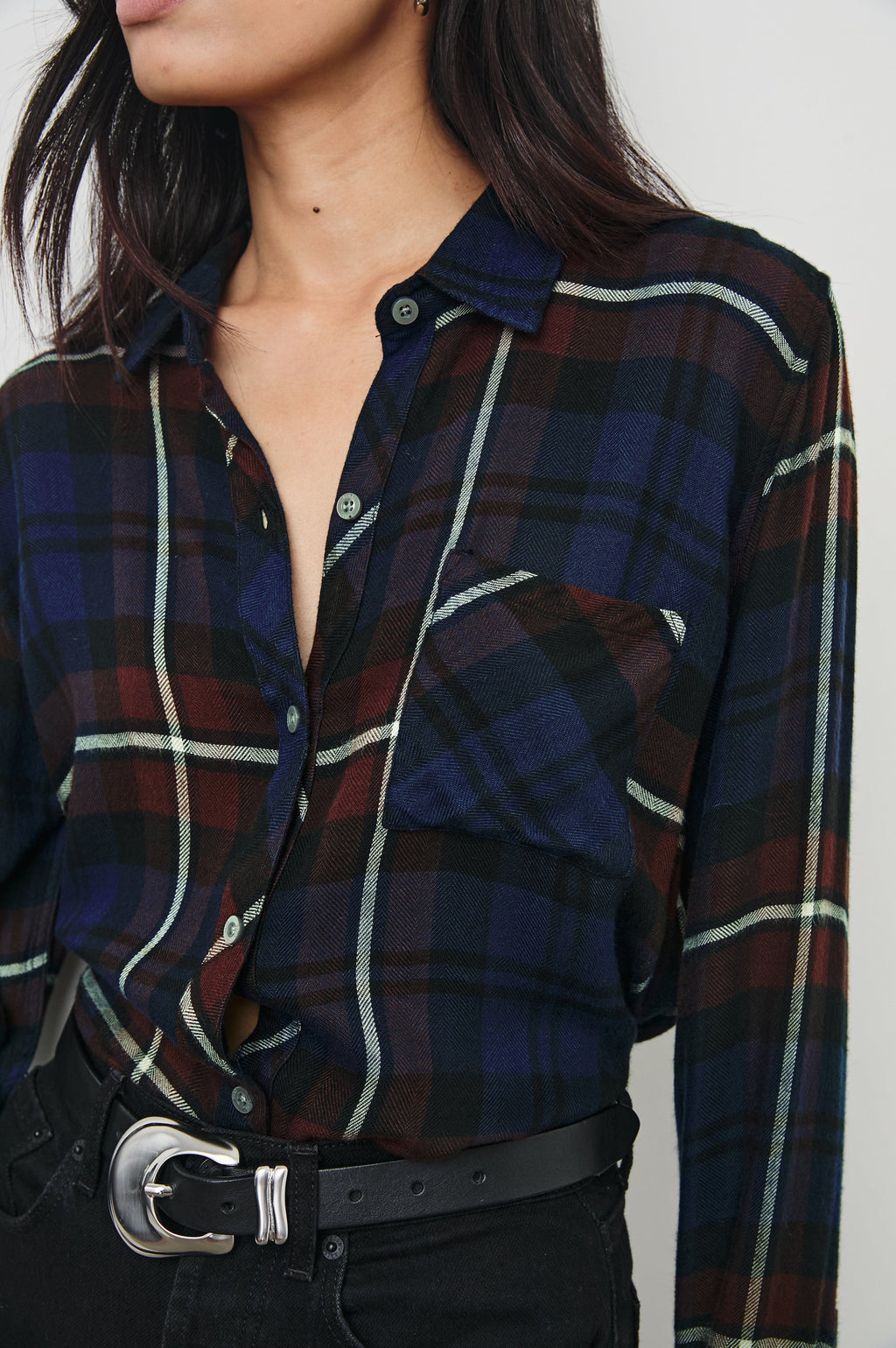 Hunter Shirt - Chestnut Birch Navy