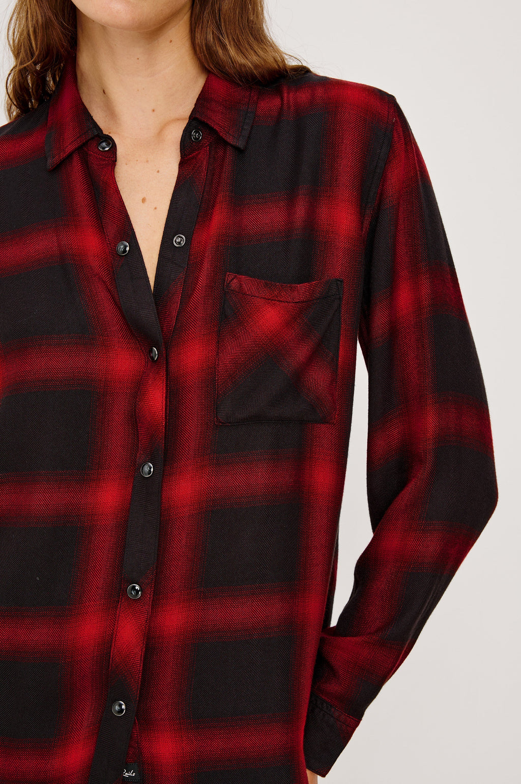 Hunter Shirt - Diffused Cardinal Black