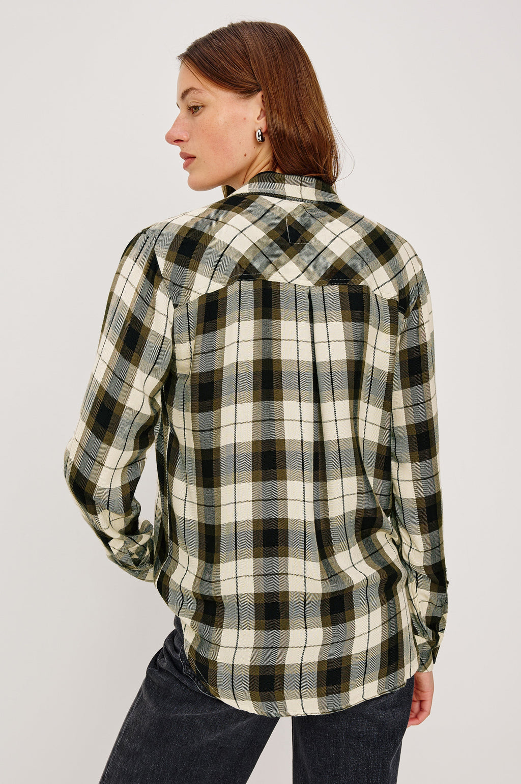 Hunter Shirt - Ivory Olive Ash
