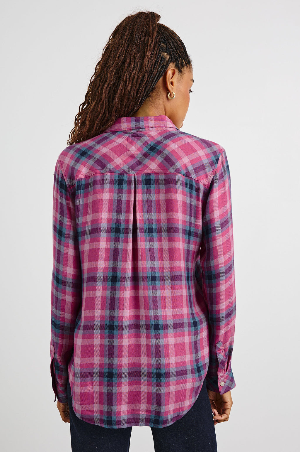 Hunter Shirt - Magenta Stone Blue