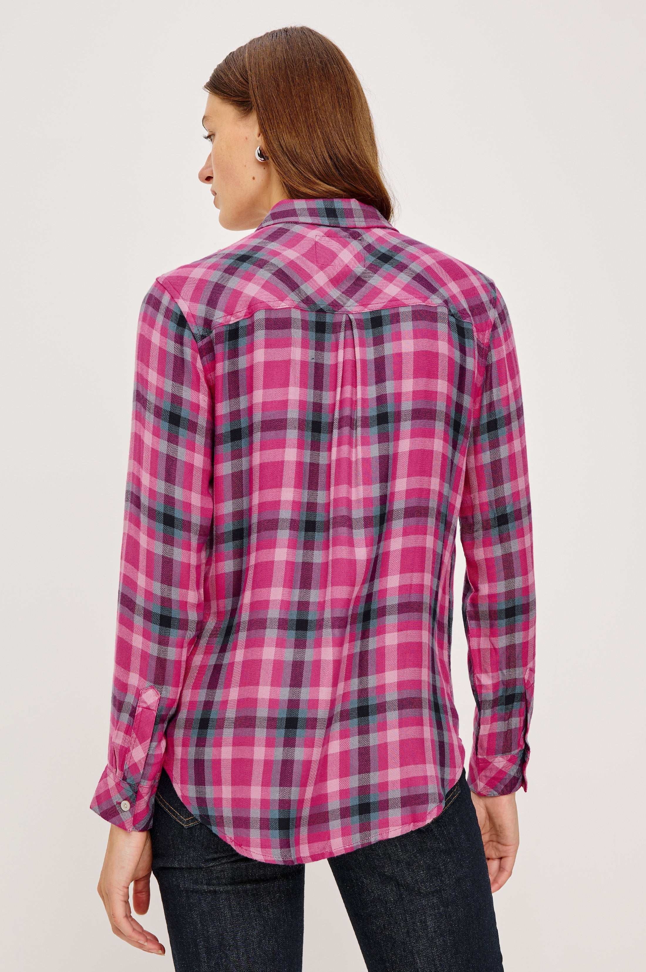 Hunter Shirt - Magenta Stone Blue