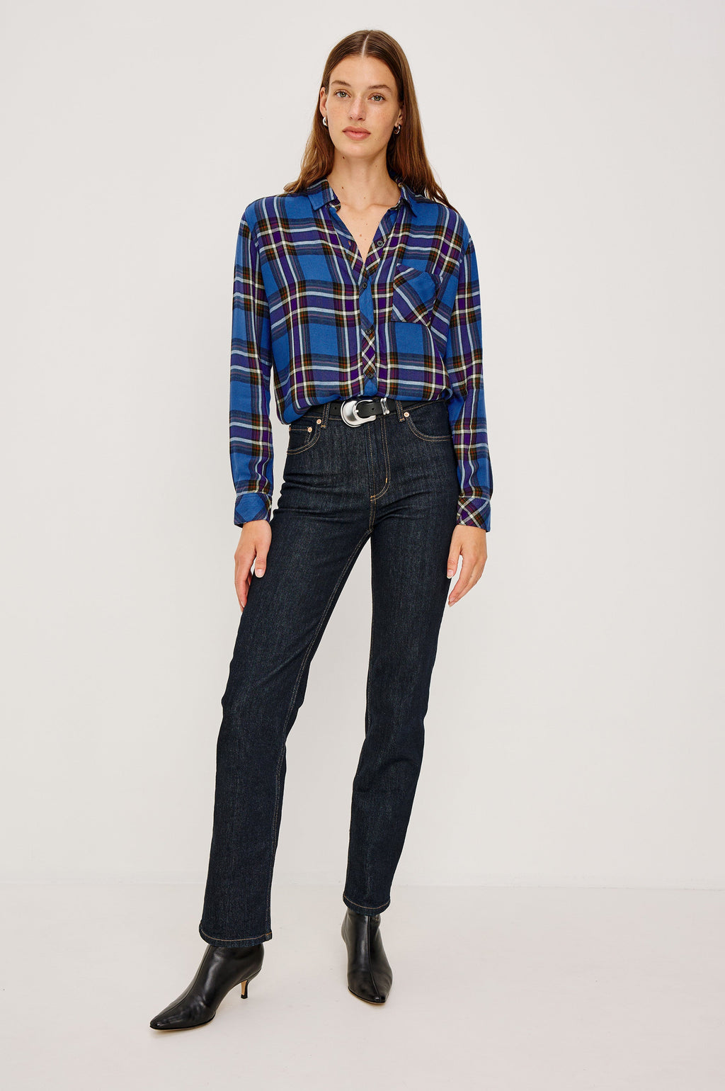 Hunter Shirt - Sapphire Indigo