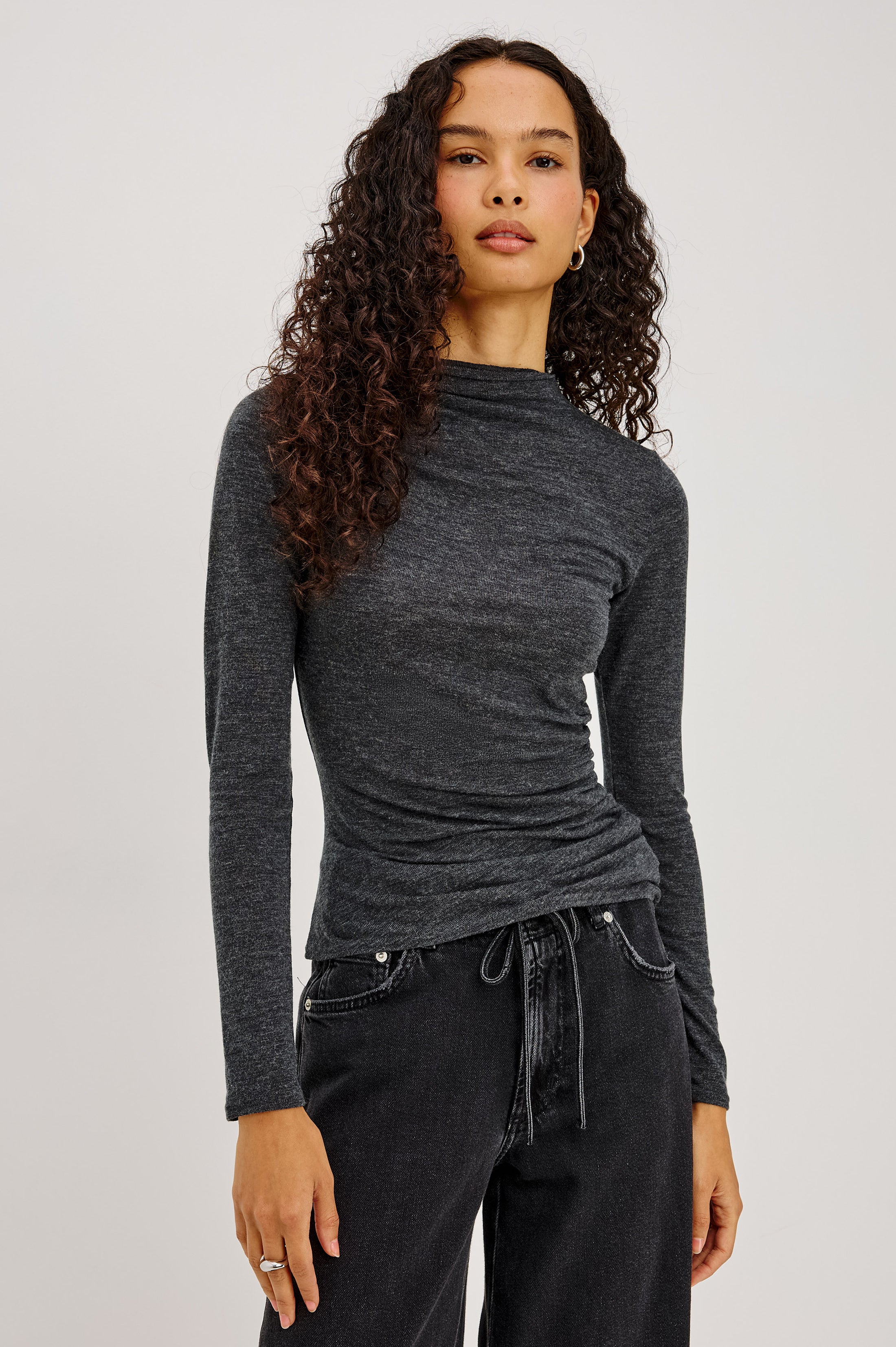 Joelle Top - Charcoal