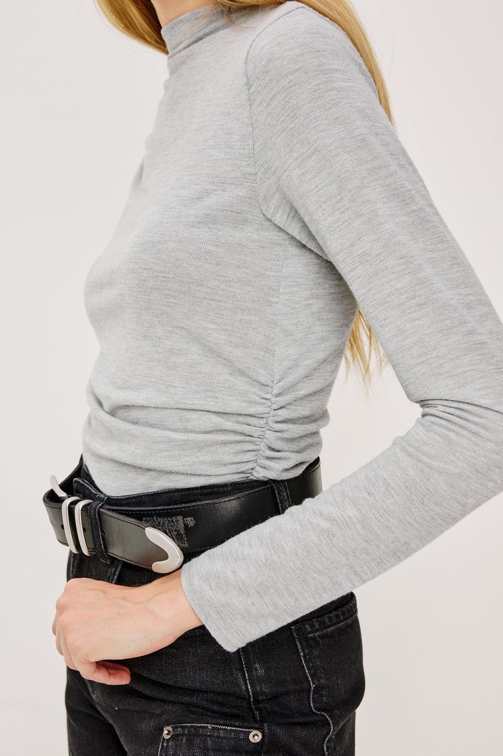 Joelle Top - Heather Grey