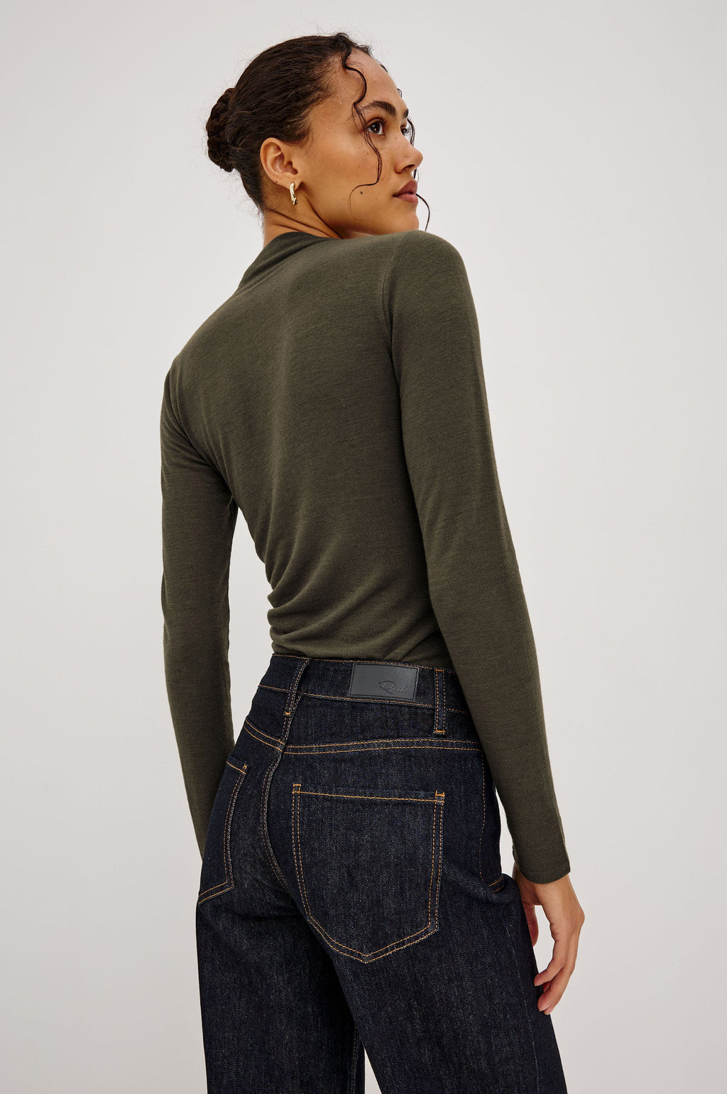 Joelle Top - Heather Olive