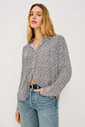 Josephine Shirt - Ivory Micro Spots