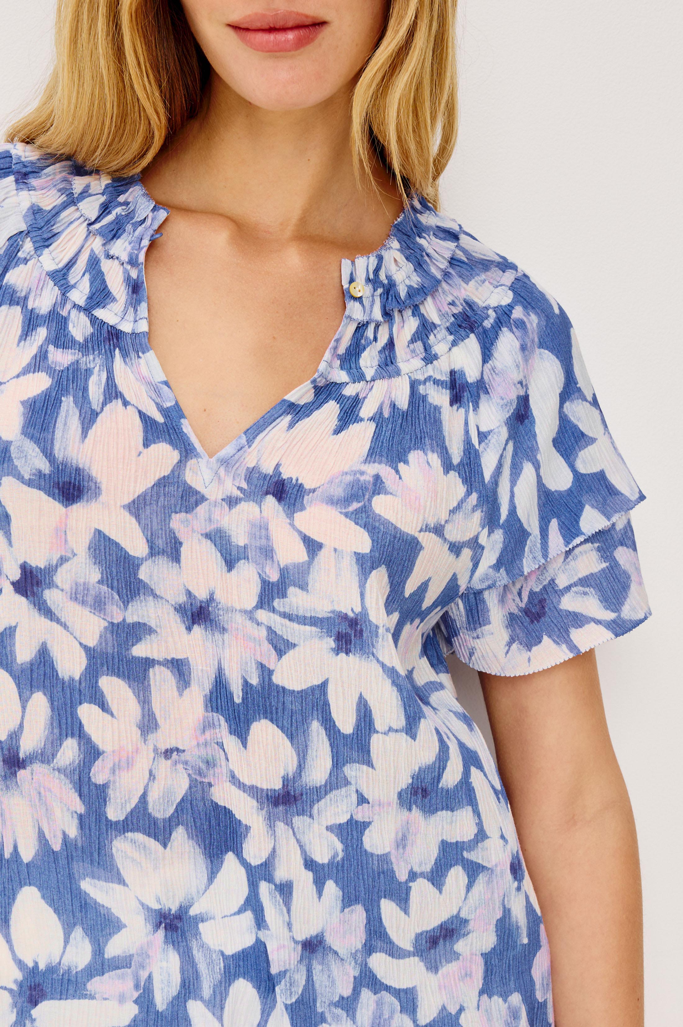 Kamila Top - Blue Amaranth