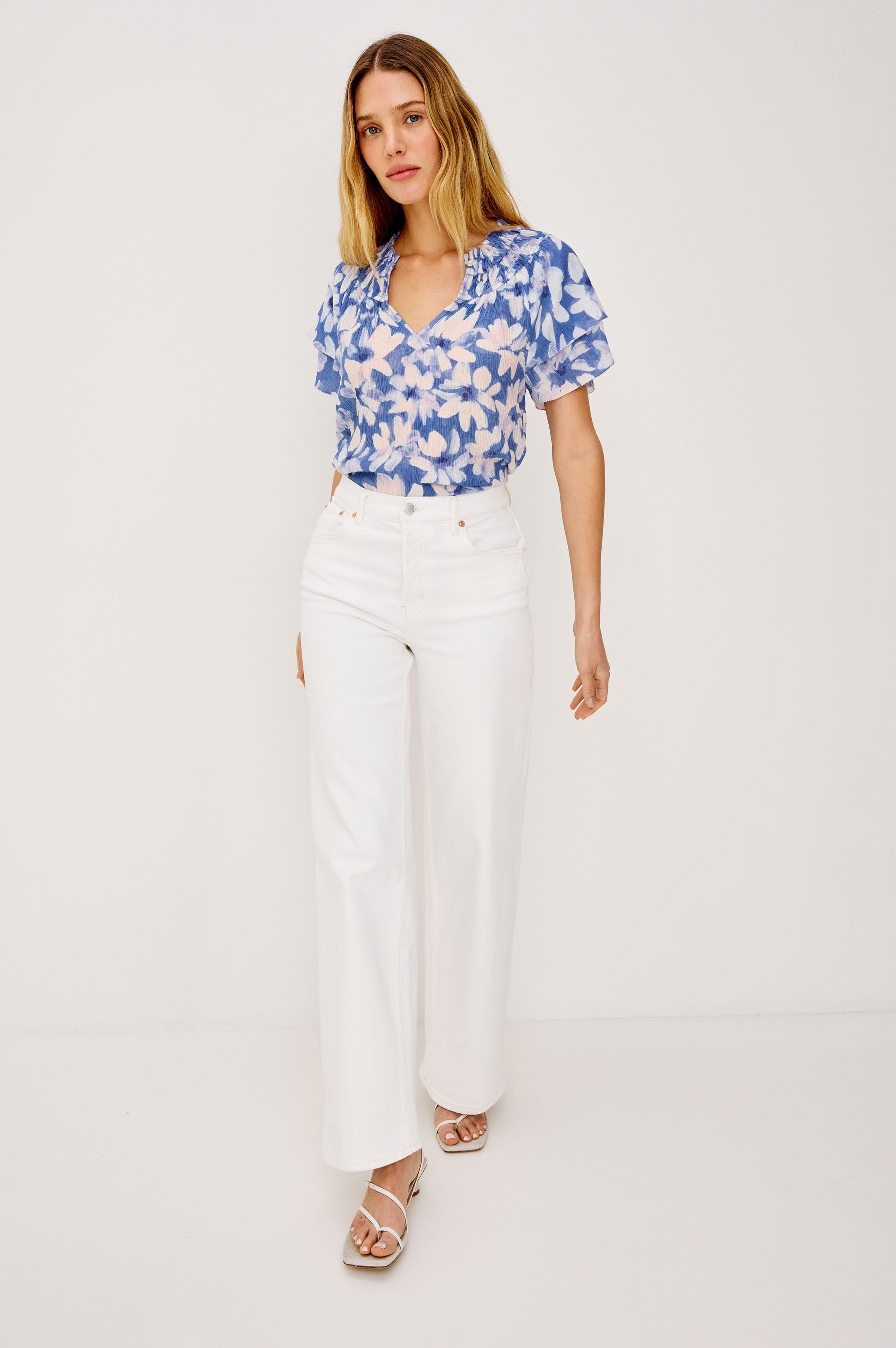 Kamila Top - Blue Amaranth