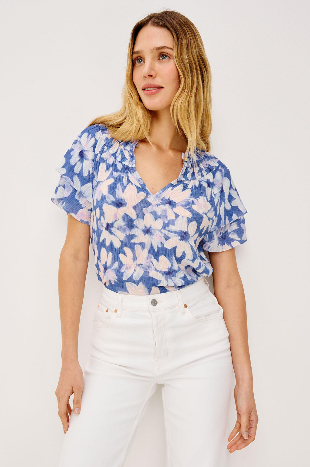 Kamila Top - Blue Amaranth