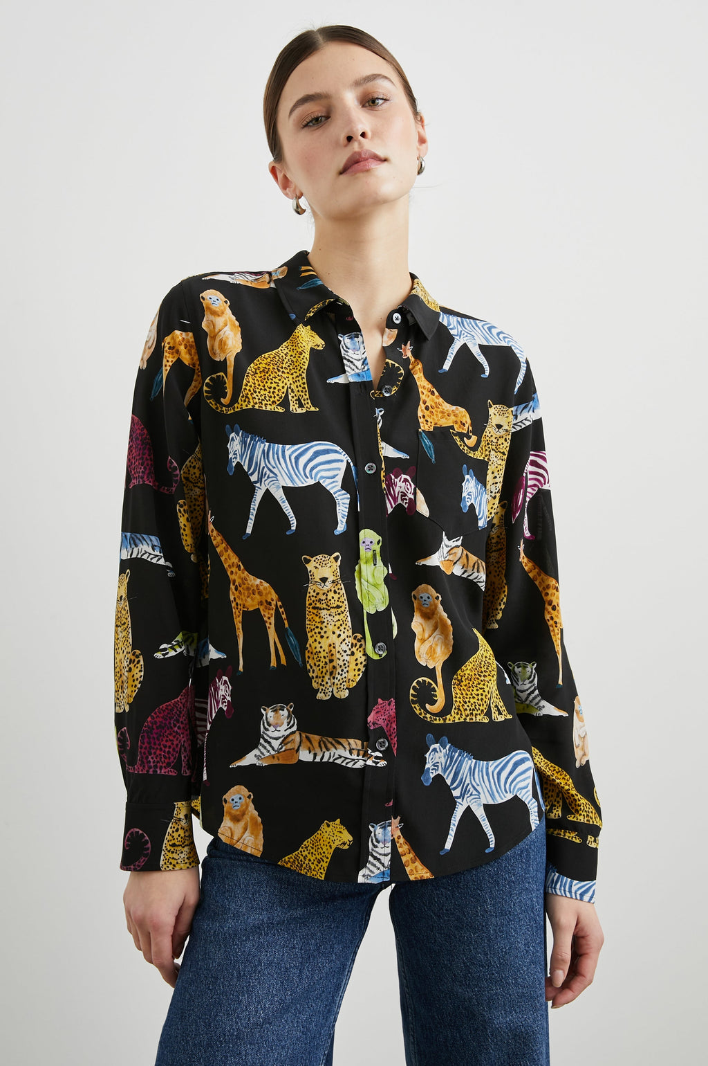 Kate Shirt - Illustrated Animals