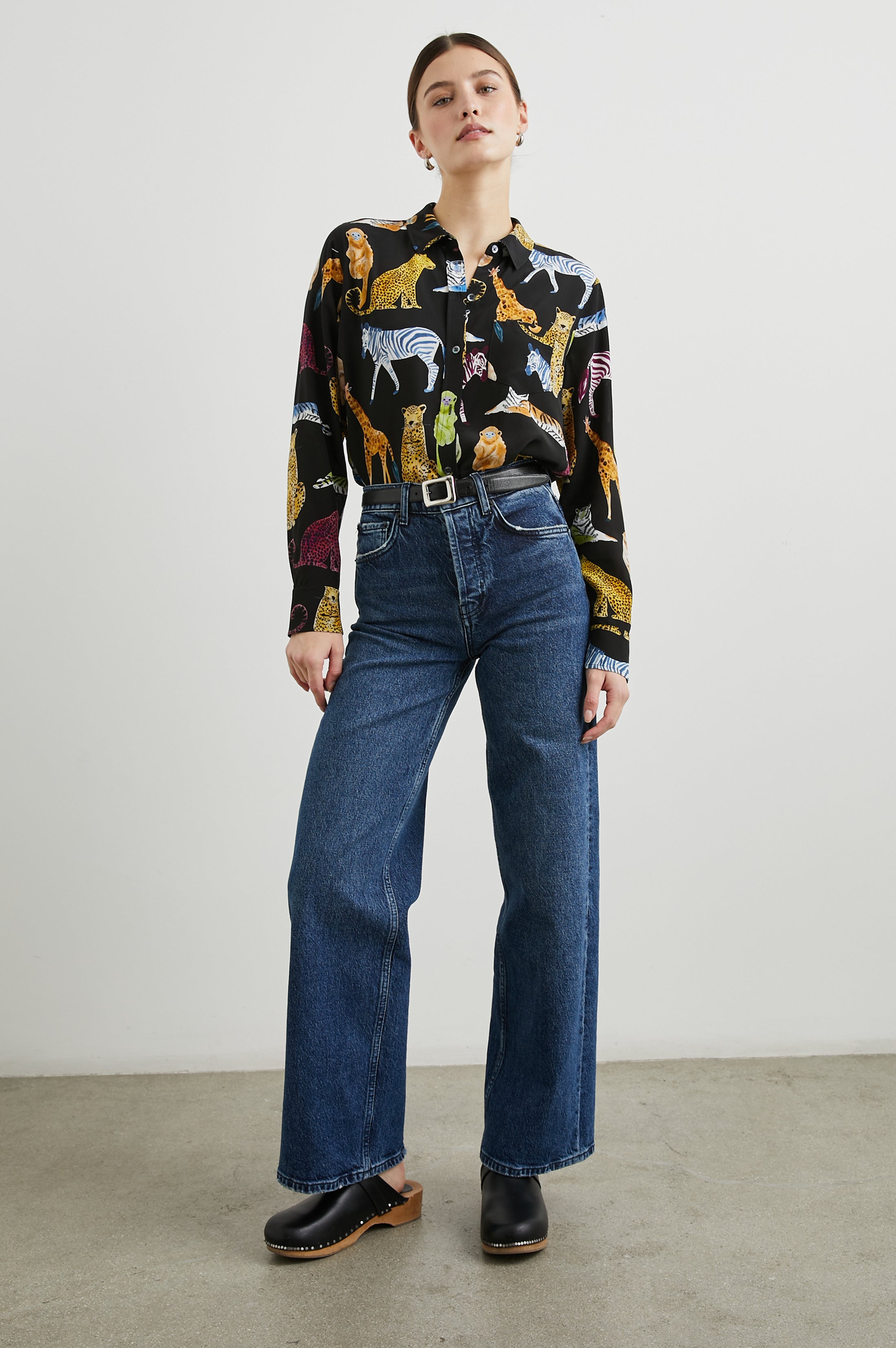 Kate Shirt - Illustrated Animals
