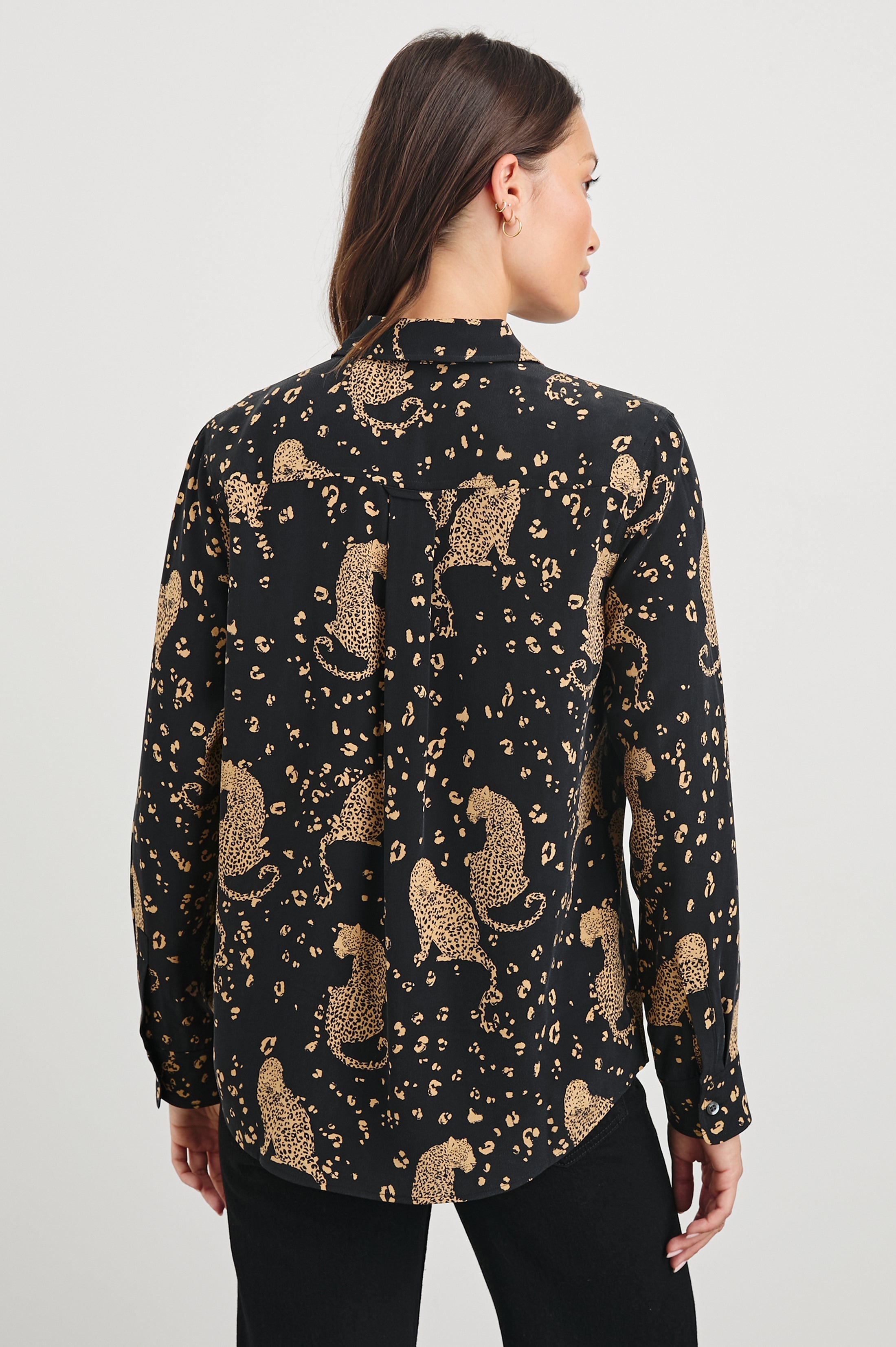 Kate Shirt - Noir Leopard