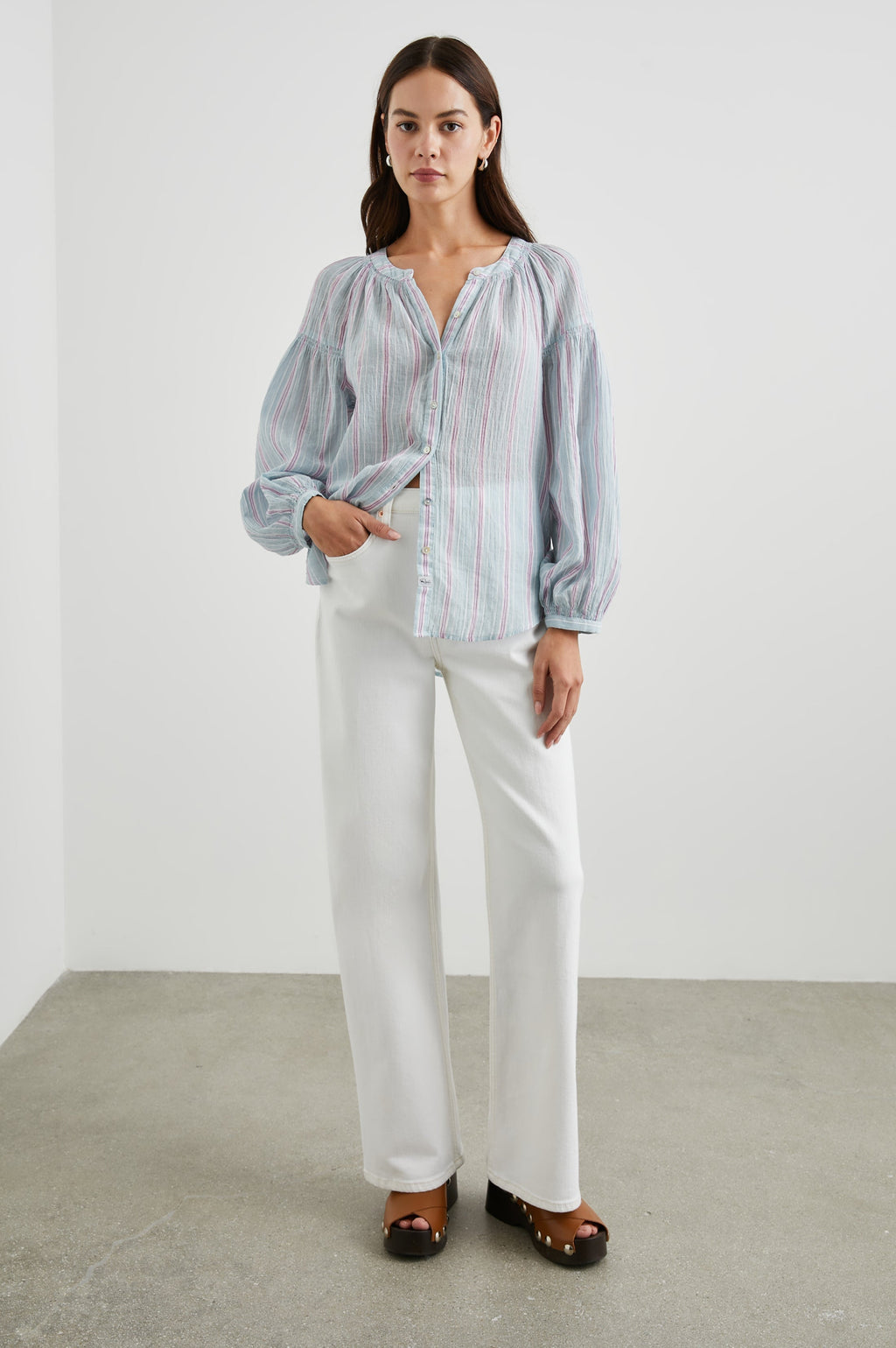 Kenlie Shirt - Placid Stripe