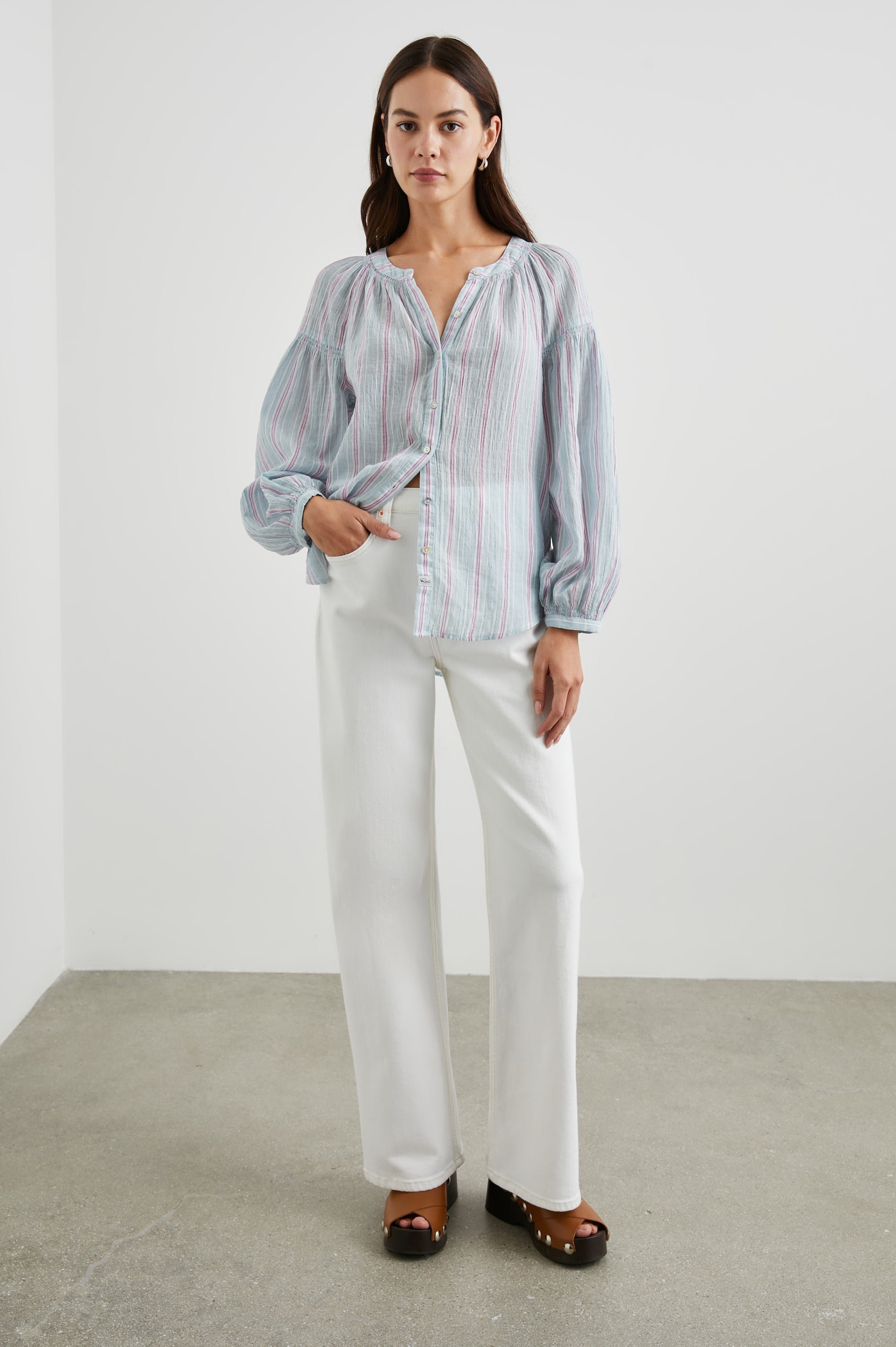 Kenlie Shirt - Placid Stripe