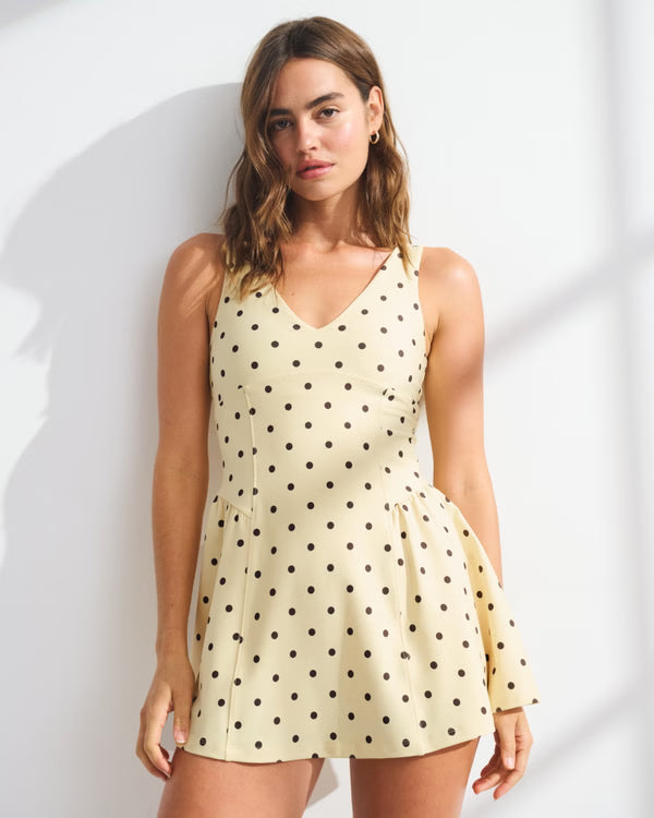 YPB sculptLUX V-Neck Mini Dress