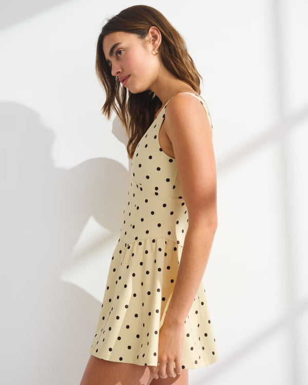 YPB sculptLUX V-Neck Mini Dress