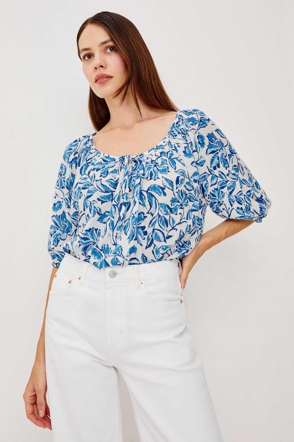 Kirstie Top - Azure Jasmine