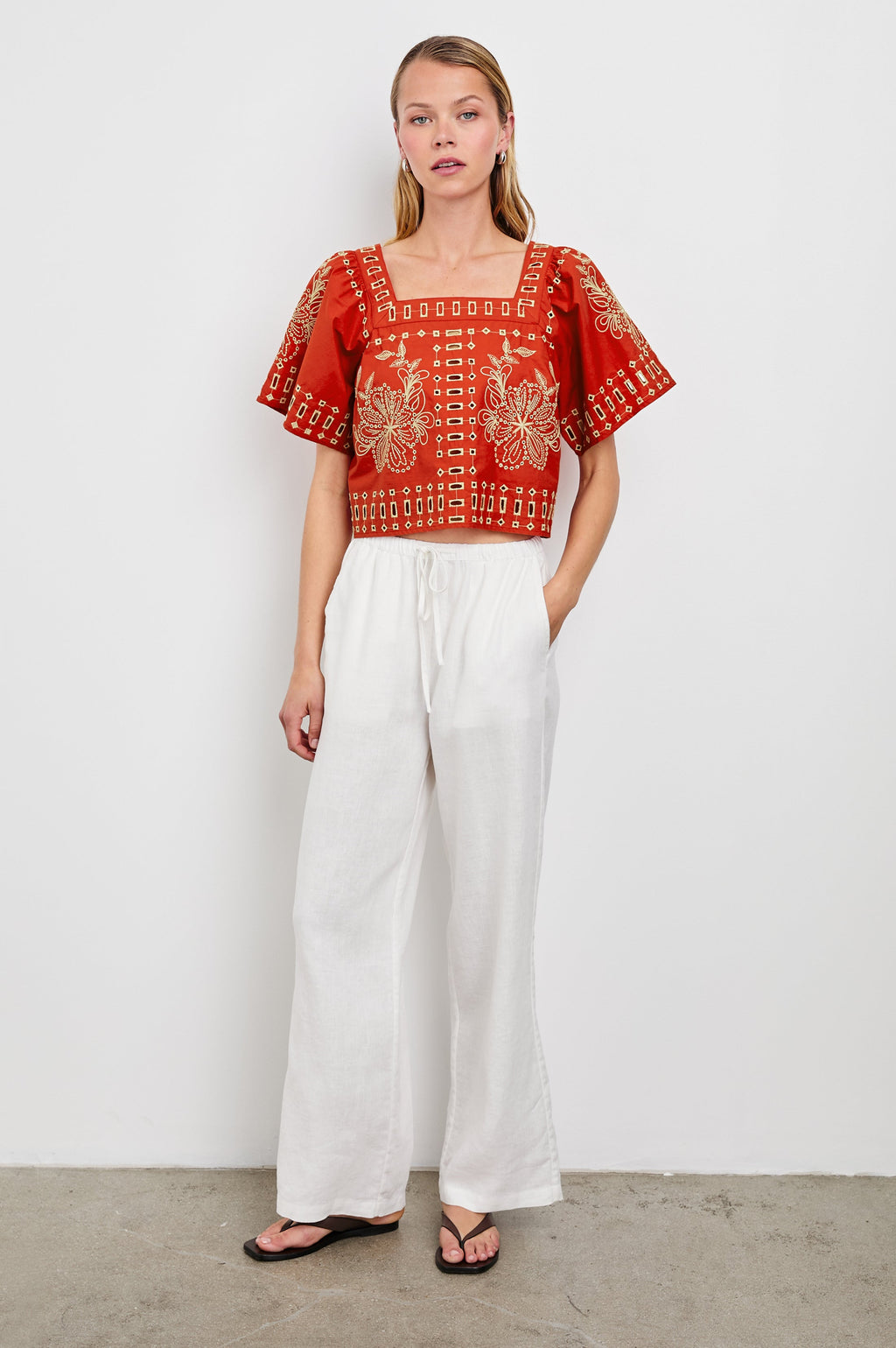 Laine Top - Terracotta