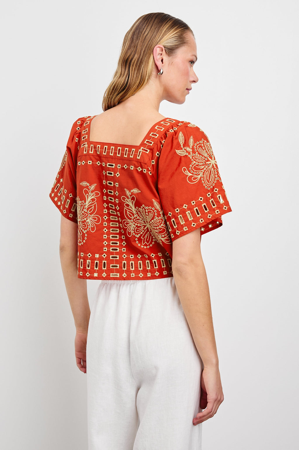 Laine Top - Terracotta