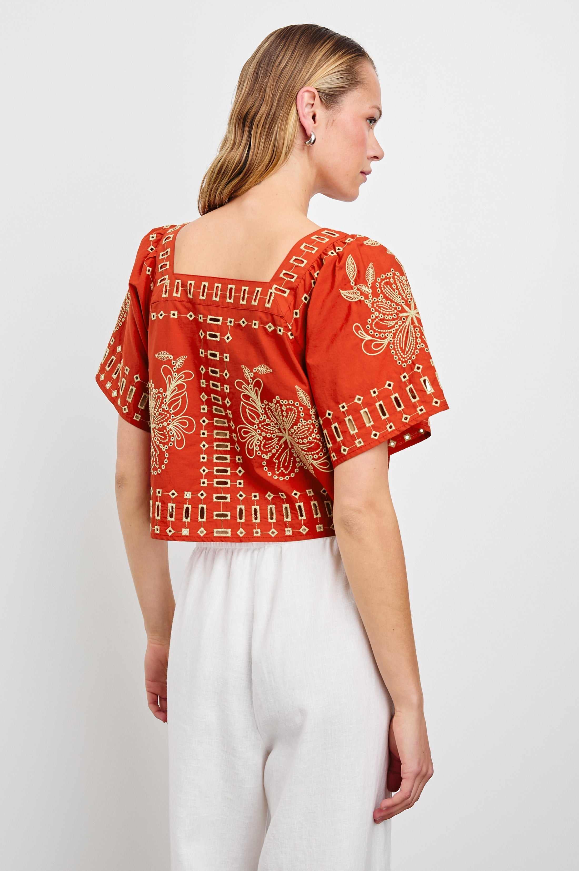 Laine Top - Terracotta