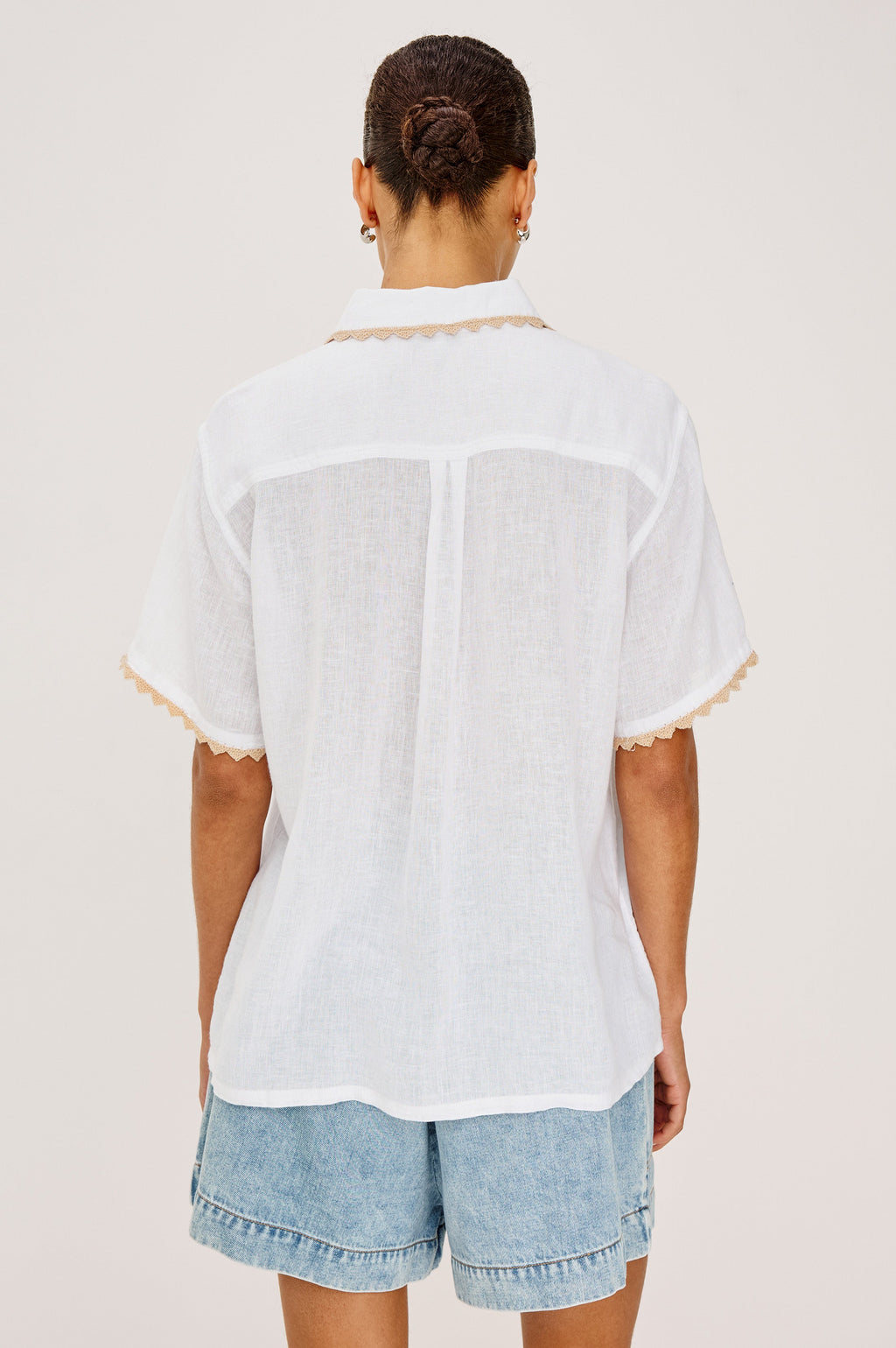 Lea Shirt - Natural Crochet