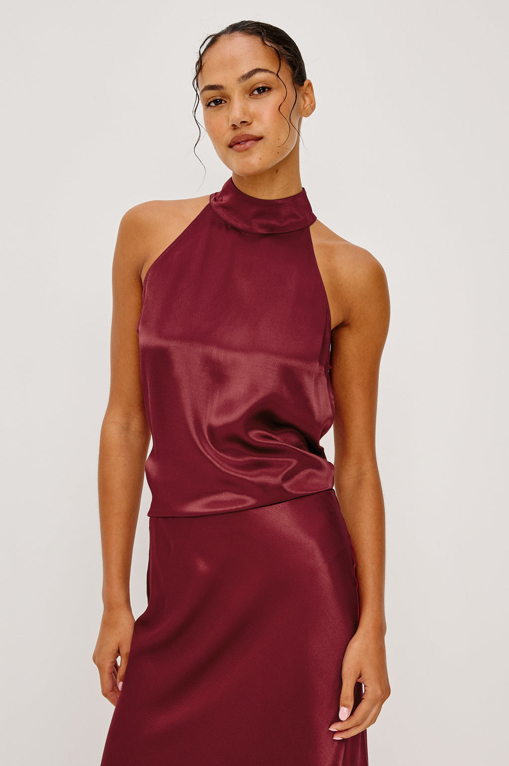 Leah Top - Garnet