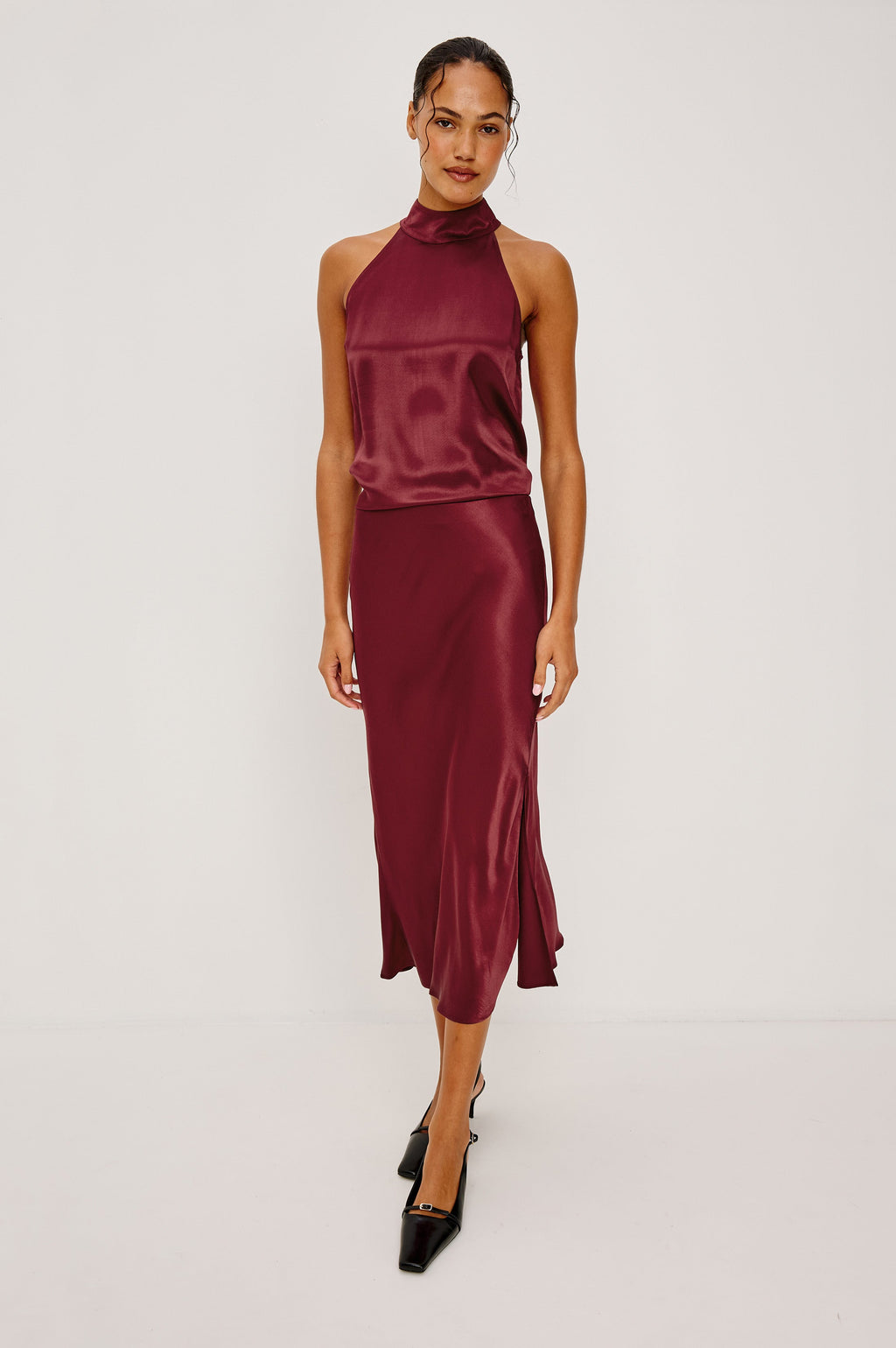 Leah Top - Garnet