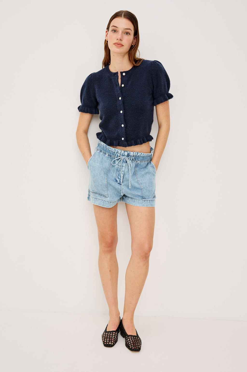 Lora Top - Navy