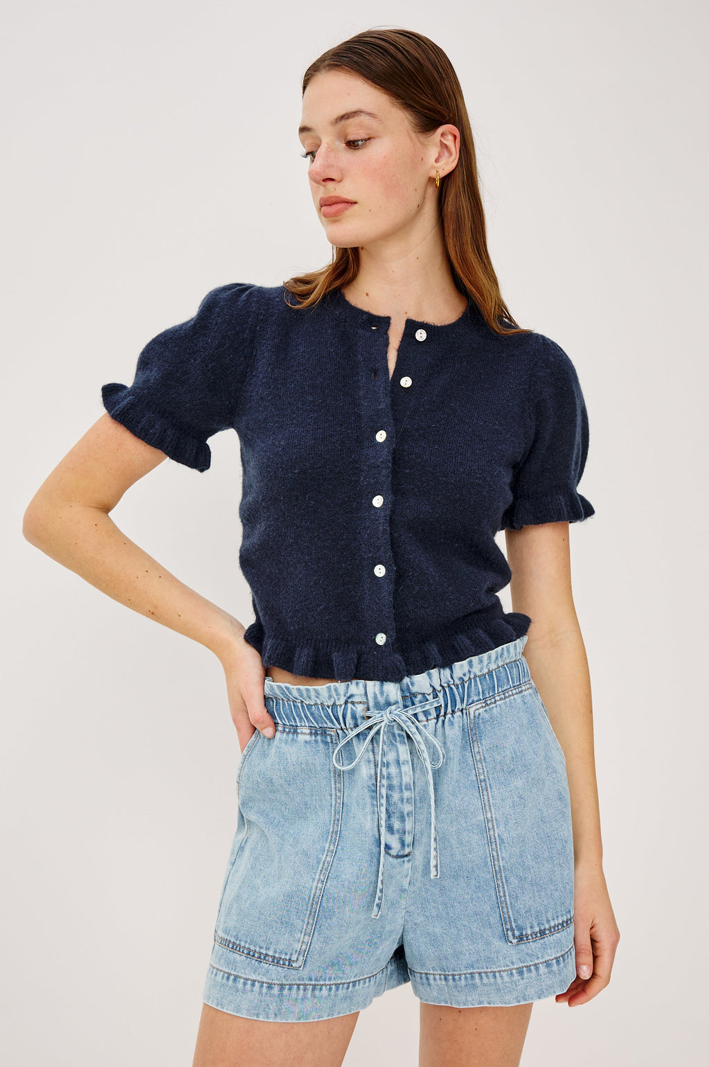 Lora Top - Navy