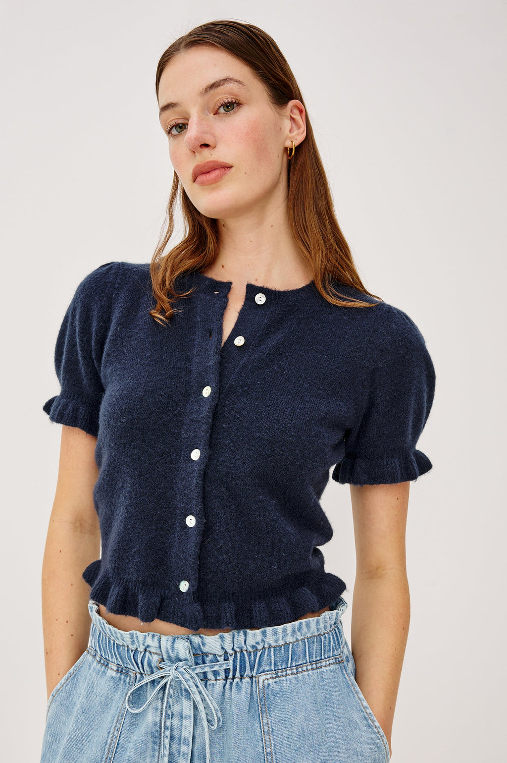 Lora Top - Navy
