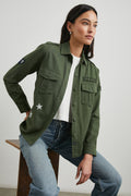 Loren Shirt Jacket - Military Olive