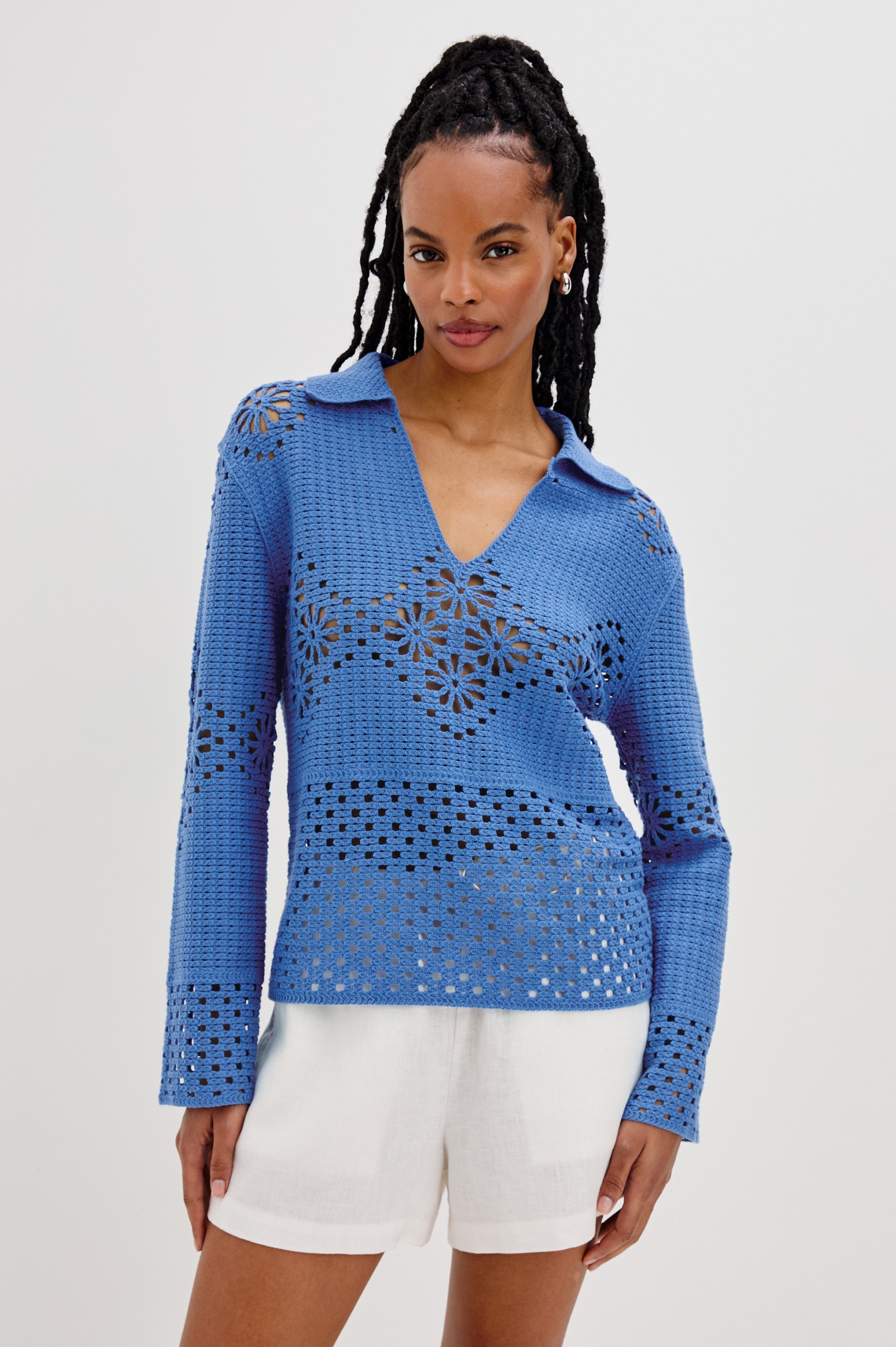 Louiza Top - French Blue