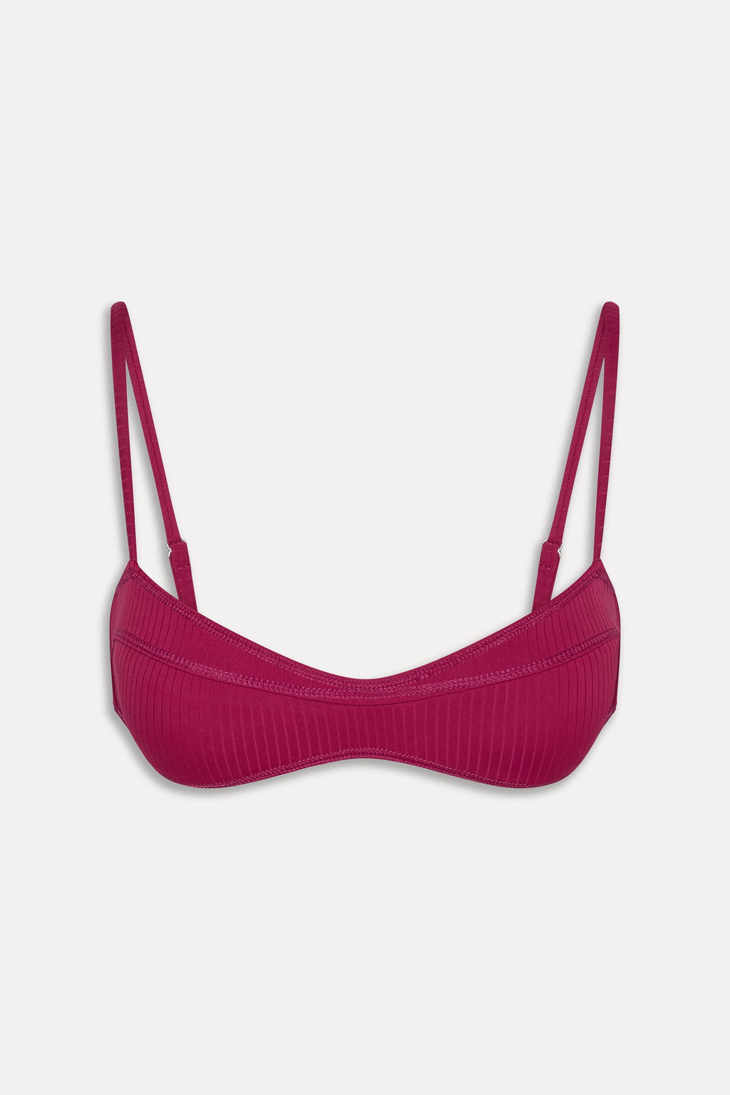 Lane Skimpy Bandeau Bikini Top - Vino