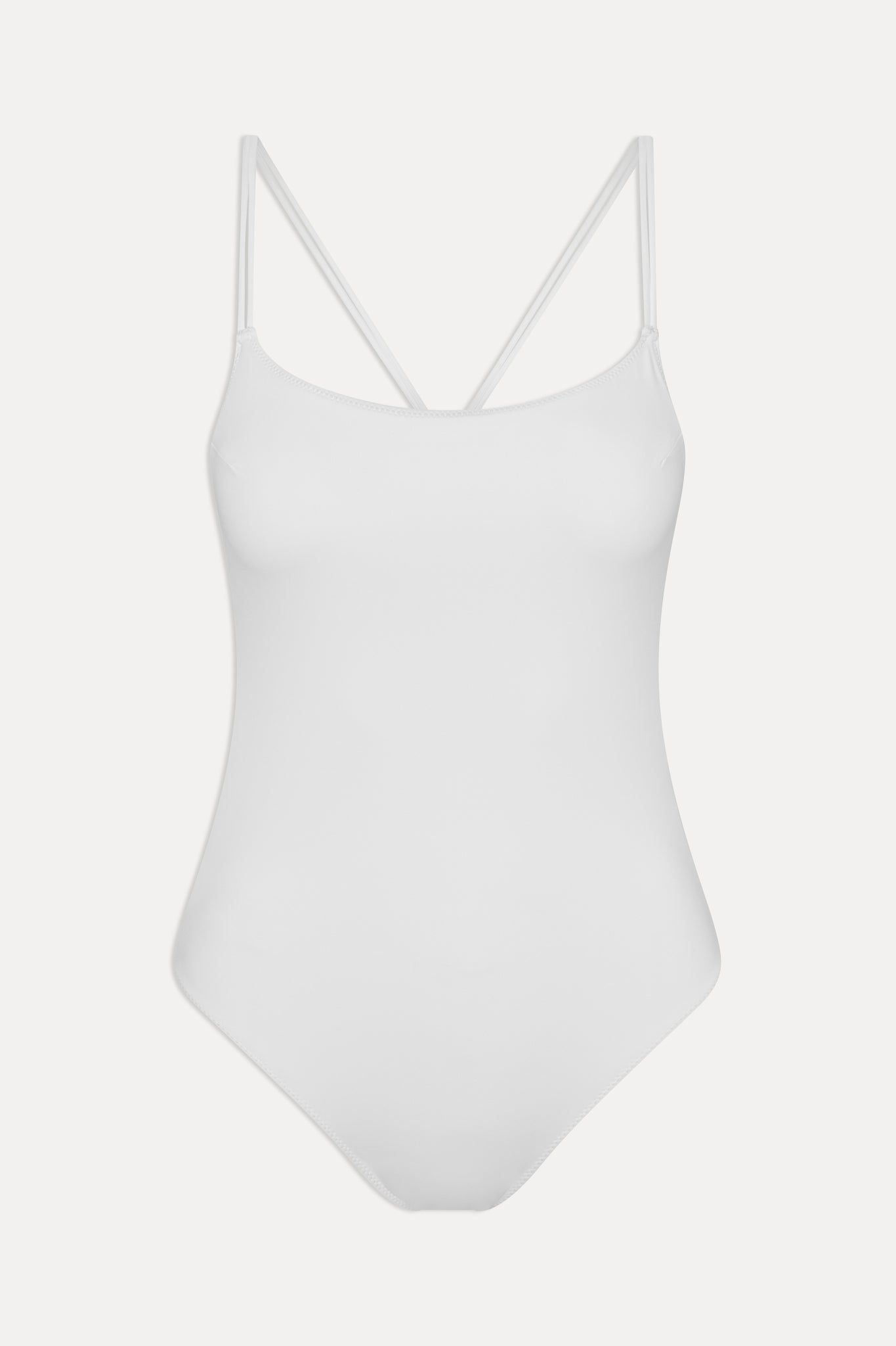 x JENNIE Lotus One Piece Swimsuit - Optic White