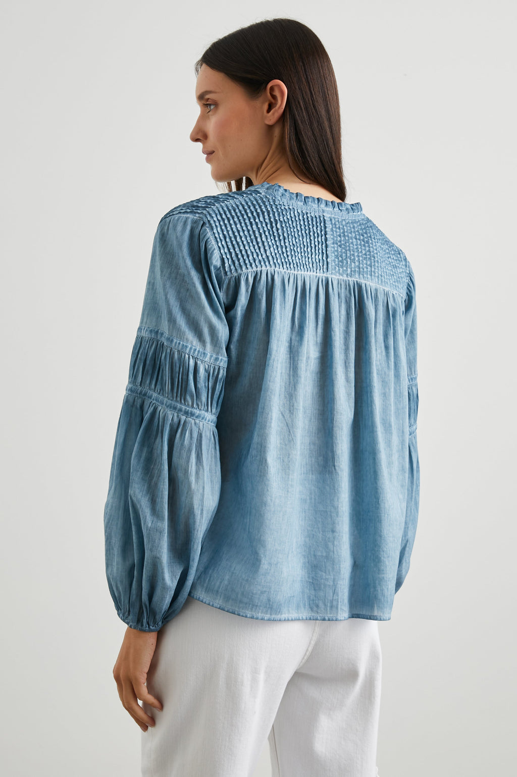 Marli Top - Faded Blue