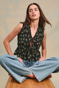 Martine Top - Dark Amaryllis