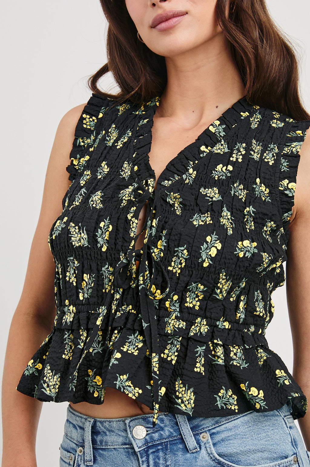 Martine Top - Dark Amaryllis