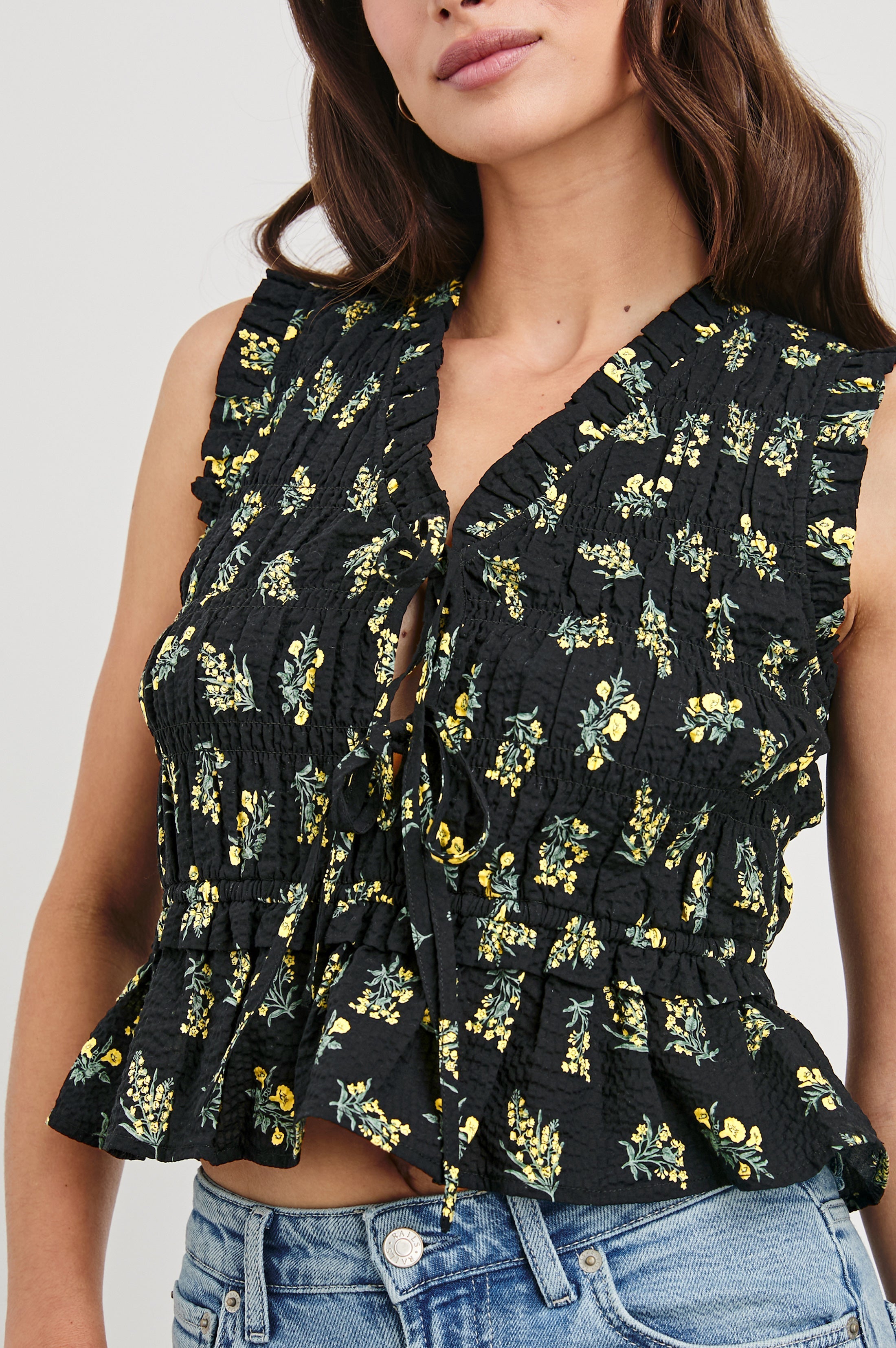 Martine Top - Dark Amaryllis