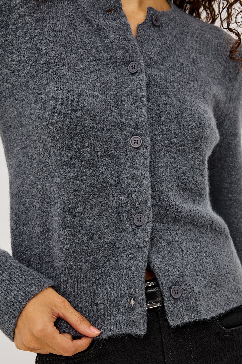 Matilda Cardigan - Charcoal