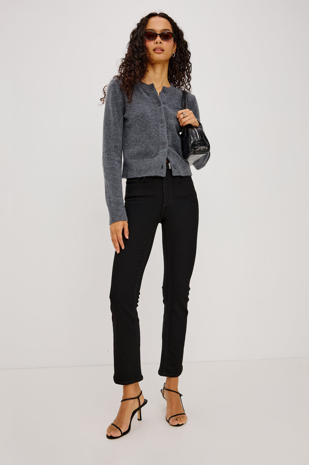 Matilda Cardigan - Charcoal