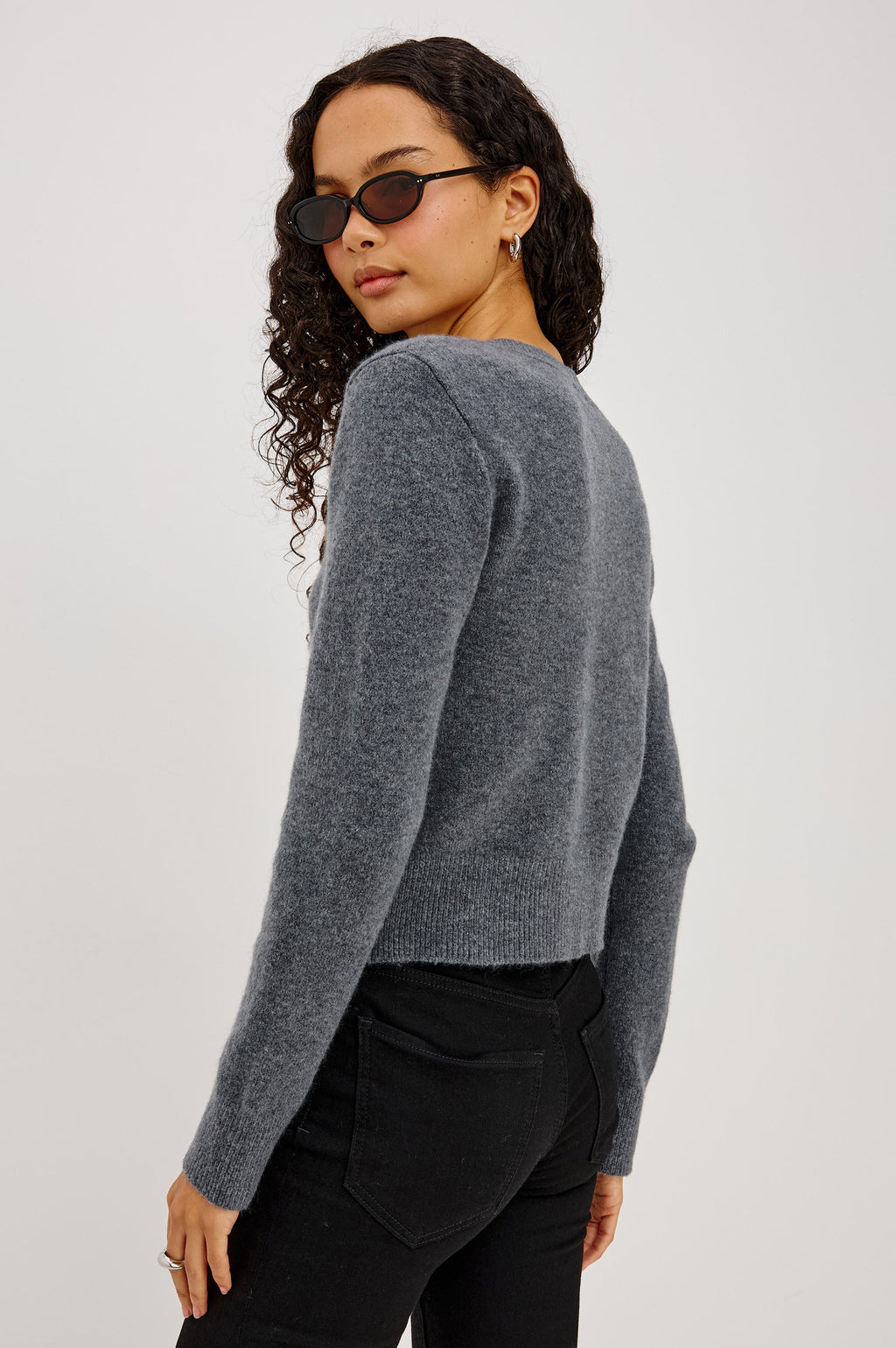 Matilda Cardigan - Charcoal