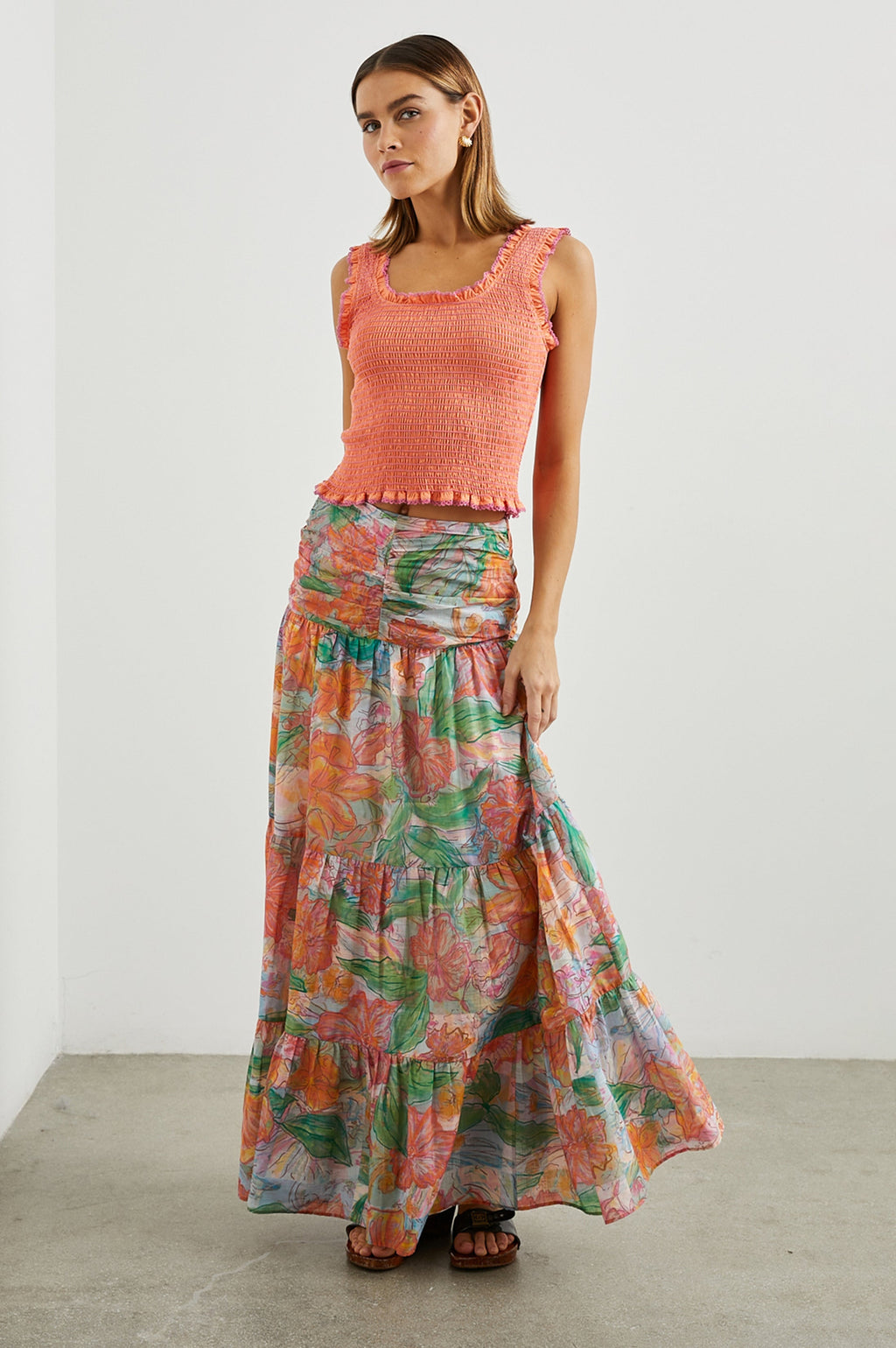 Maxine Top - Papaya