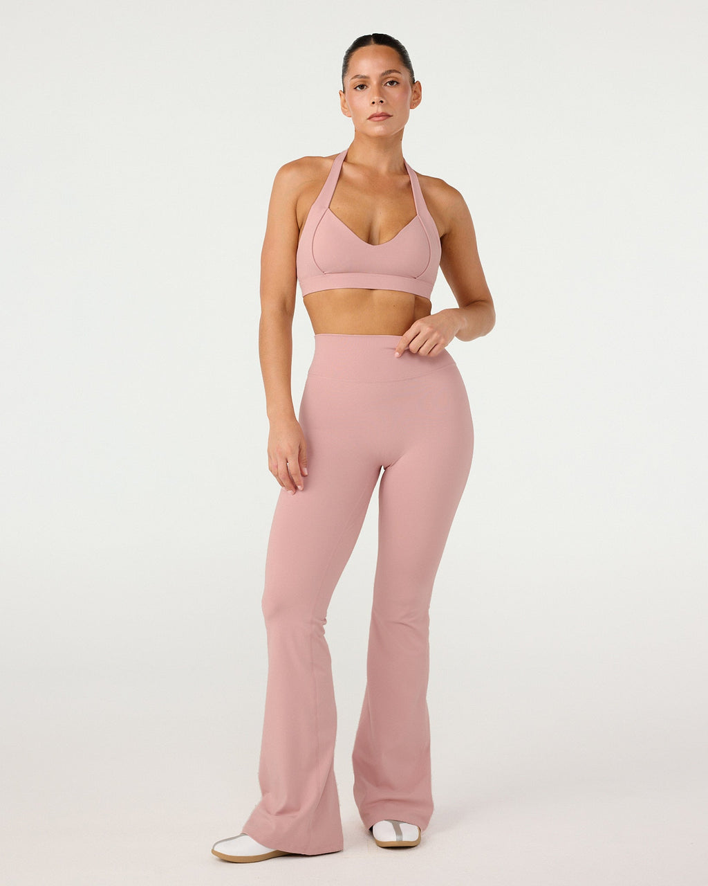Form Invisible Scrunch Flare Leggings | Dusty Pink