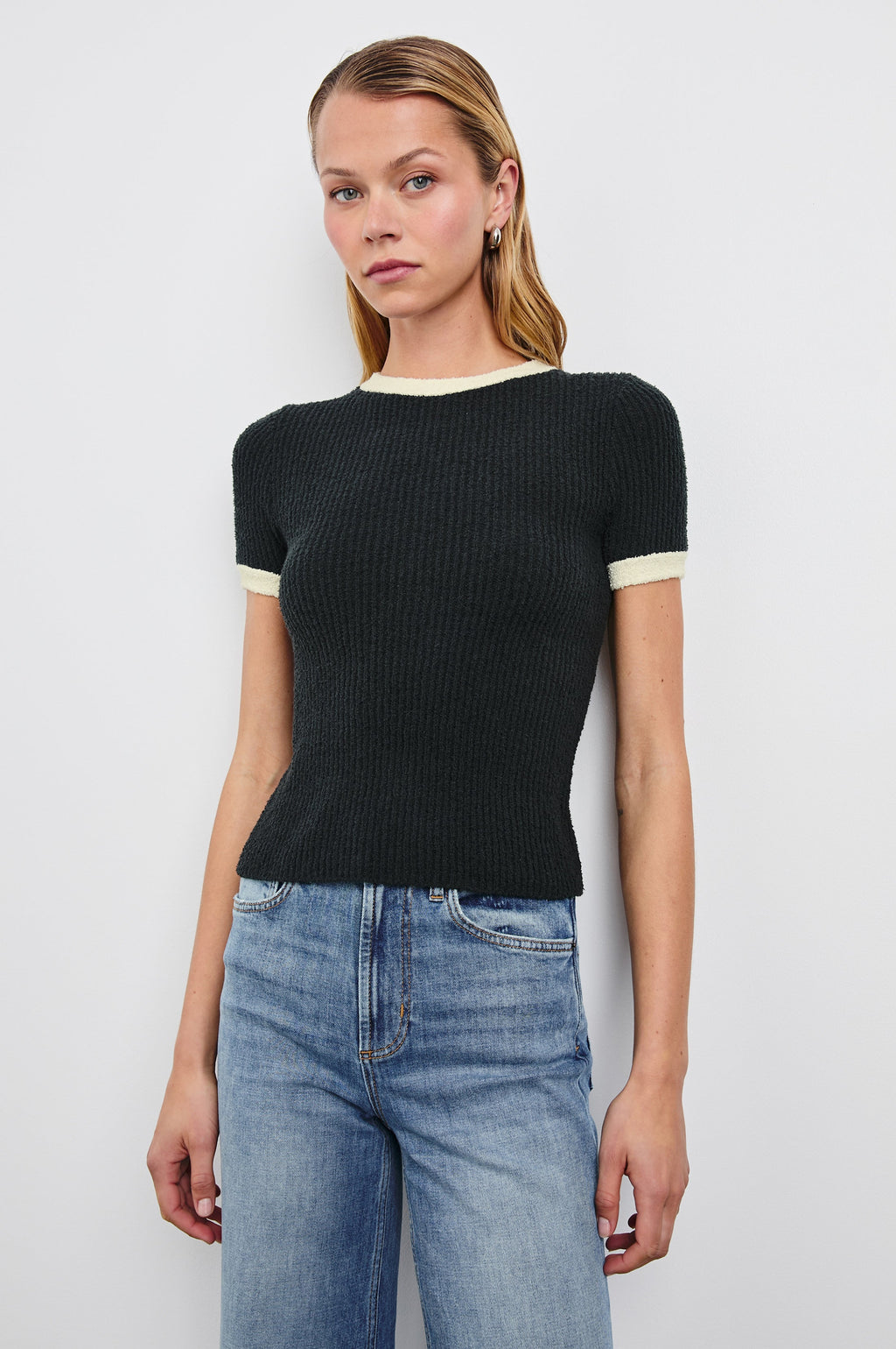 Meredith Top - Black Ivory