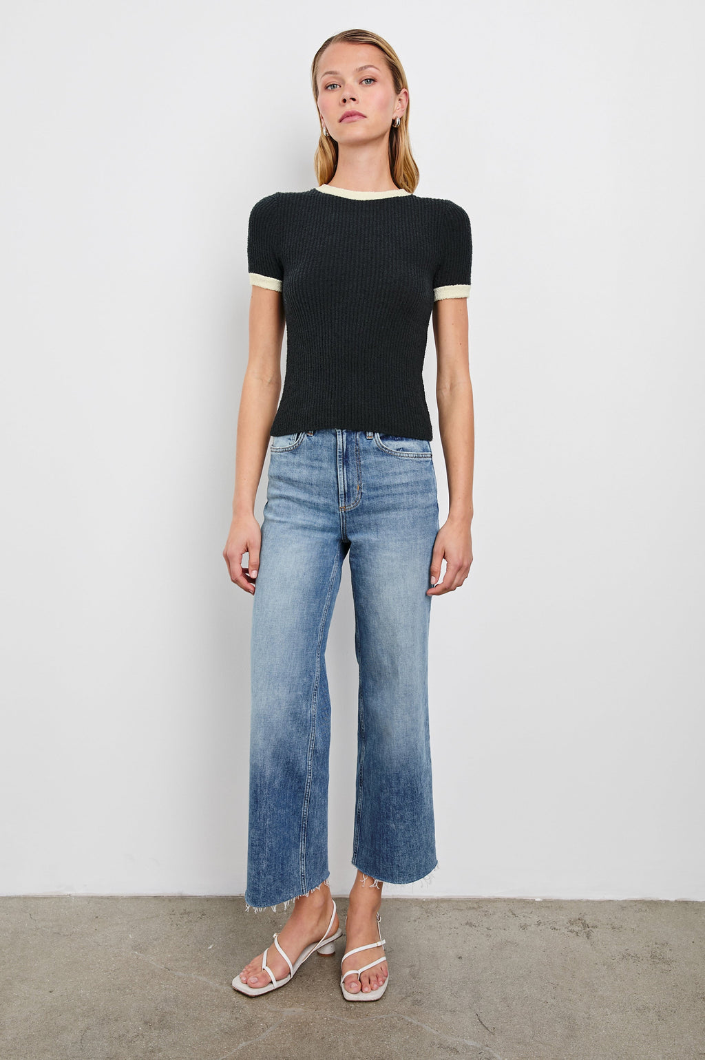 Meredith Top - Black Ivory
