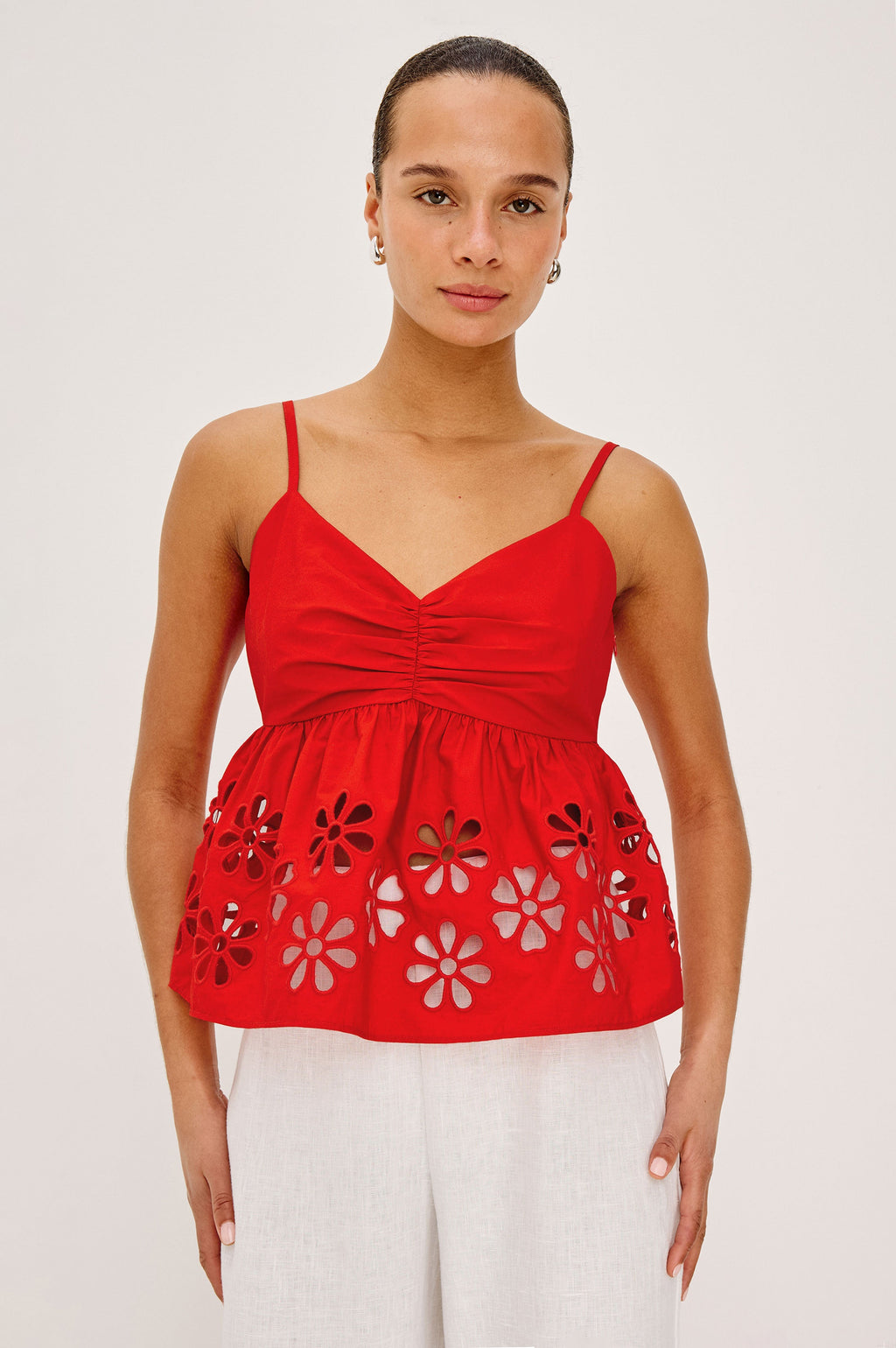 Meru Top - Scarlet