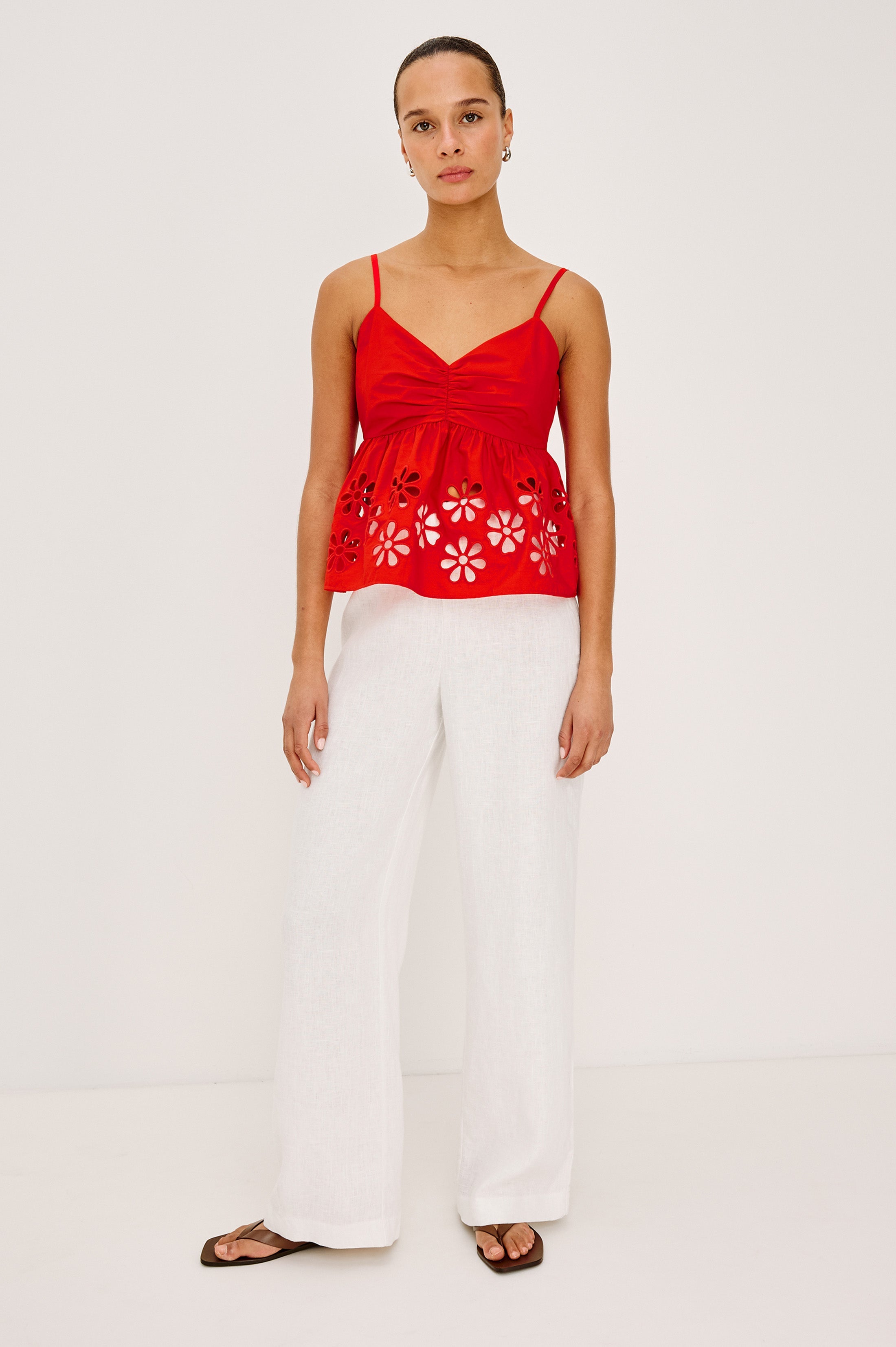 Meru Top - Scarlet