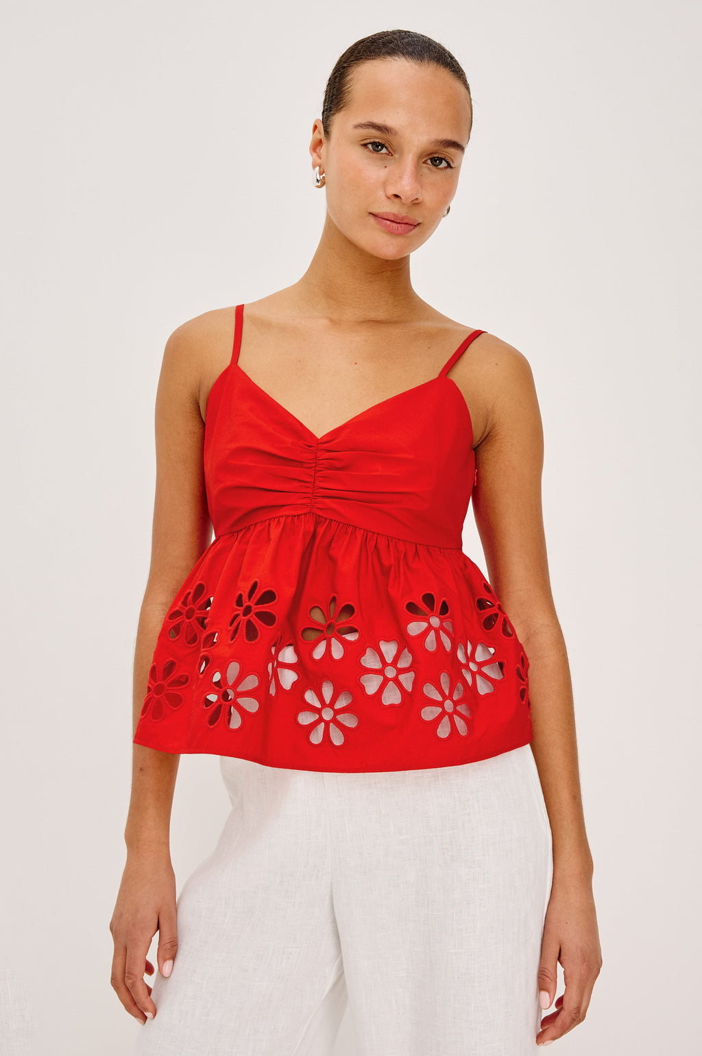 Meru Top - Scarlet