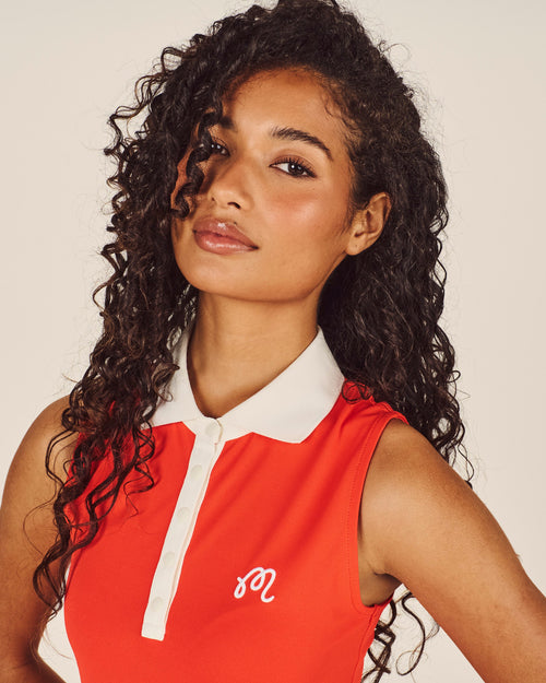 CLAUDIA SLEEVELESS POLO
