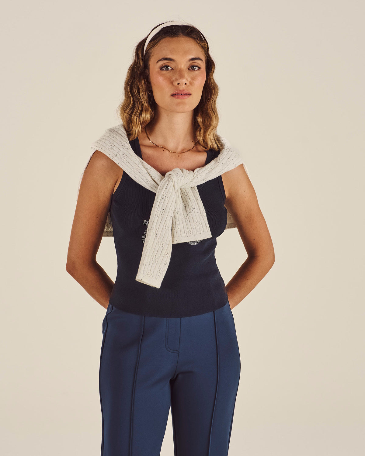 Abella Sashiko Tank